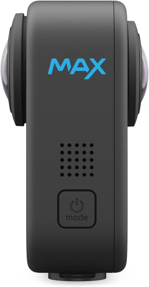 GoPro Max 360 - Câmera de Ação à Prova d'água, Vídeo 360 5.6K, Reenquadramento 4K, Foto 360, GPS, Live 1080p, Max HyperSmooth, TimeWarp, Trava de horizonte, Capturas com bastão invisível
