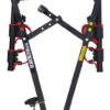 51fTBxgM8tL._AC_SL1080_.jpg Suporte para bike Transbike Engate p/ 3 bicicletas Preto tira Vermelha Sedan Hatch