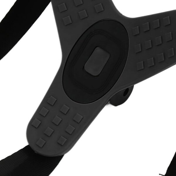 Suporte Ajustável para Câmera de Capacete de Montagem No Queixo, Evita Deslizamento, Suporte para Câmera de Capacete de Motocicleta para Pilotos Hero 7 6 5 (Preto)