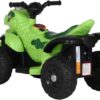 Quadriciclo Elétrico Infantil Marcha Frente/Ré Dino MaxiToys (Verde)