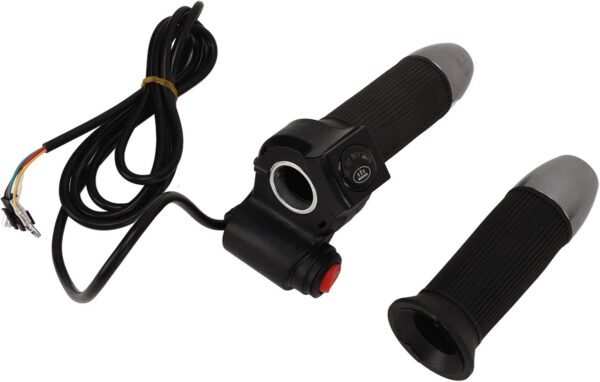 KIMISS 1 par de Acelerador de Bicicleta Elétrica Universal 48V Guiador de Controle de Velocidade Com Display de Energia Digital - 5 Cores Disponíveis para Scooters e Triciclos