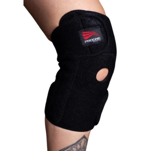 51lVLATMa4L._SL1250_.jpg Joelheira De Compressão Ortopédica Ajustável Neoprene Preta (Unid.) - Progne Sports (G/GG)