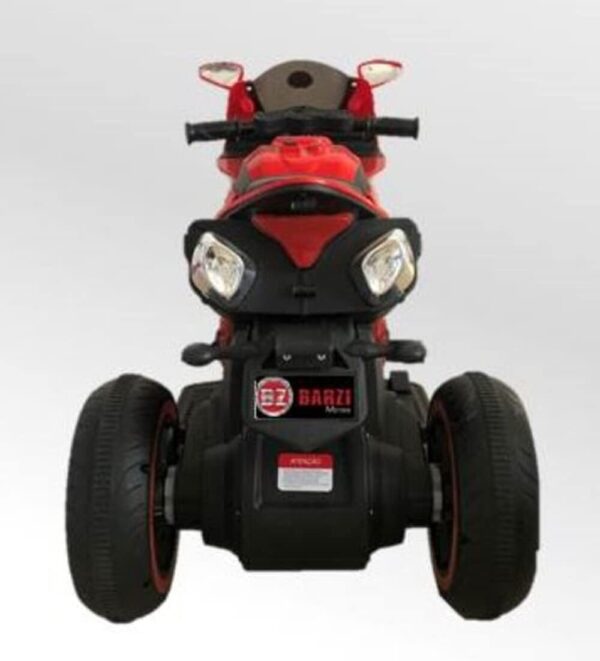 Moto Elétrica Infantil Triciclo Elétrico BZ R6 Vermelha com Ré, 2 Baterias, Som e Farol BARZI MOTORS