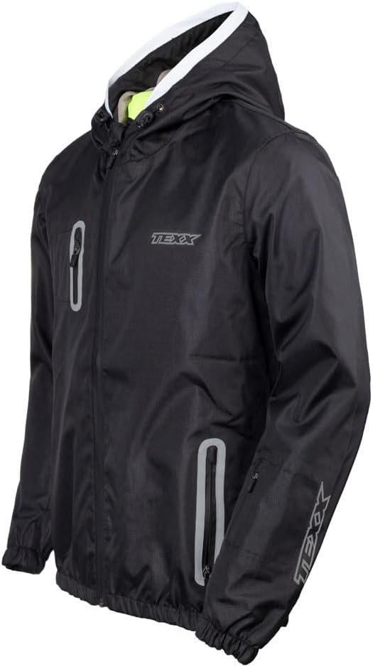 Jaqueta Texx Corta Vento Neon Preto