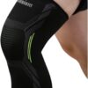 Joelheira de Compressão Profissional Armor para Academia Crossfit Musculação Corrida Bike Volei Basquete - Para proteção e recuperação do joelho (G, Verde), Rubber Fit