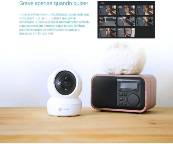 Kit 2 Cameras de Seguranca Wi-Fi C6N 1080p Full HD com Rotacao Pan-Tilt 360 Visao Noturna e Deteccao de Movimento