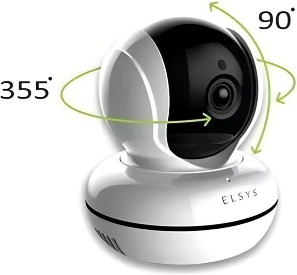 Câmera Inteligente Wifi Giratória Full HD MYRA 360 ESC-WR5F Elsys