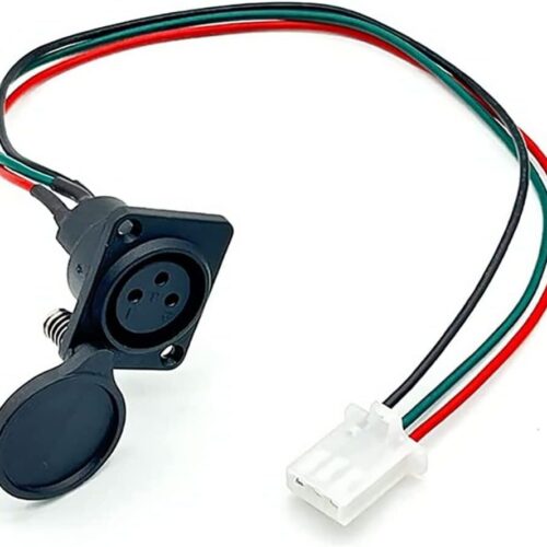 51qmNGzdn7L._AC_SL1159_.jpg Carregador de scooter elétrico Hoverboard, porta de carregamento padrão, conector de 3 pinos, substituição do carregador Hovertrax com capa adequada para terminal XLR