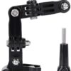 51sLy8frPiL._AC_SL1001_.jpg Luqeeg Braço de Montagem para Capacete de Câmera Esportiva, Suporte Adesivo Curvo Ajustável para Xiaoyi, Adequado para Capacetes de Escalada Em Rocha, Motocicleta, Esqui, Beisebol, Material de