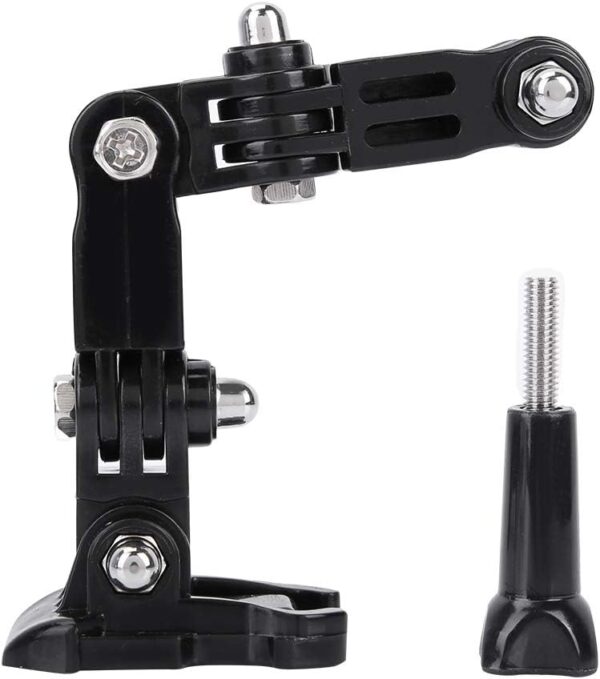 51sLy8frPiL._AC_SL1001_.jpg Luqeeg Braço de Montagem para Capacete de Câmera Esportiva, Suporte Adesivo Curvo Ajustável para Xiaoyi, Adequado para Capacetes de Escalada Em Rocha, Motocicleta, Esqui, Beisebol, Material de