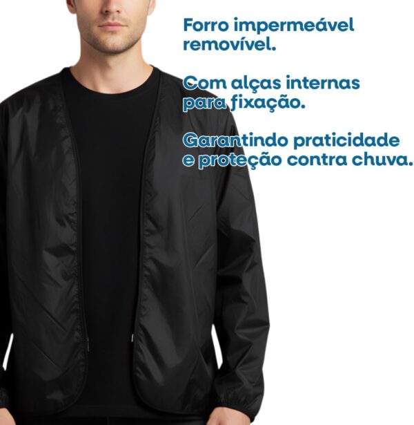Jaqueta Super Vent Shiver Imperme?vel Com Prote??o Masculina Motociclista Motoqueiro