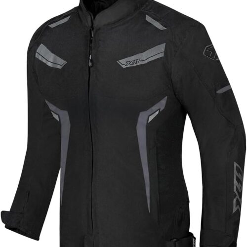51tymcLOdyL._AC_SL1000_.jpg Jaqueta X11 One Sport Feminina Com Proteção Impermeável Frio Moto Motociclista Preta/Cinza G
