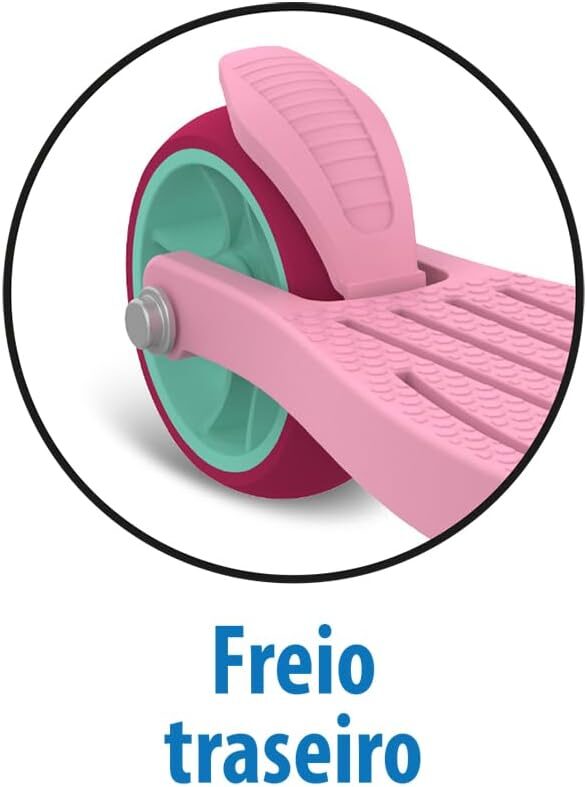 51vjsHHaBoL._AC_SL1000_.jpg Patinete Meu 1º Skatenet Rosa Bandeirante