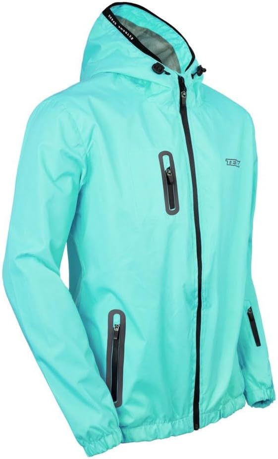 Jaqueta Texx Corta Vento Neon V2 Azul Clar M