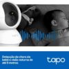 TP-Link Tapo C200, Camera de Segurança Wi-Fi 360º, 1080p Full HD, Visão Noturna, Audio de duas vias, Detecção de Movimentos, Trabalha com Alexa, 512G de Armazenamento Local, Armazenamento na Nuvem