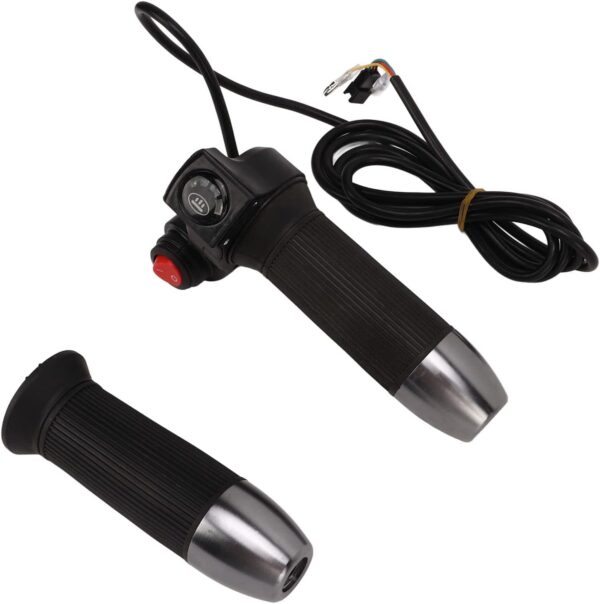 KIMISS 1 par de Acelerador de Bicicleta Elétrica Universal 48V Guiador de Controle de Velocidade Com Display de Energia Digital - 5 Cores Disponíveis para Scooters e Triciclos