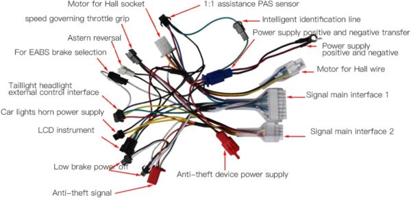 Triciclos elétricos Controlador sem escova 1000W Universal 36V 48V High Power Aluminium Shell 3 Modo LCD Conjunto para motocicletas elétricas triciclos