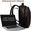 61-CHGOBYL._AC_SL1200_.jpg Mochila Executiva Impermeável Em Couro Sintético - Para Trabalho, Escola, Faculdade e Viagens