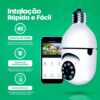 610KuOhugnL._AC_SL1000_.jpg Câmera de Segurança Lâmpada Wi-Fi 360° | Visão Noturna Infravermelha | Áudio Bidirecional | Sensor de Movimento Inteligente | Instalação Fácil em Soquete E27 – Linha Premium
