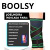 Joelheira De Proteção Compressão Para Articulação Dores Ortopédica Recuperação - ideal para corrida, academia, futebol, caminhada, cross training e volei (uma Unidade, não é o Par)