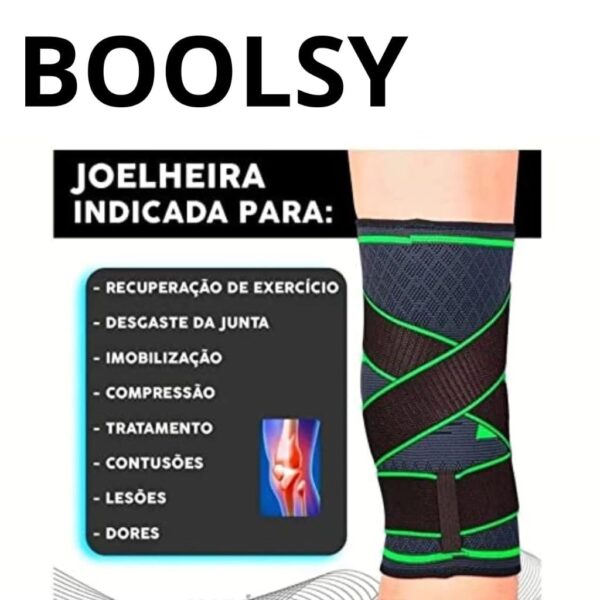 Joelheira De Proteção Compressão Para Articulação Dores Ortopédica Recuperação - ideal para corrida, academia, futebol, caminhada, cross training e volei (uma Unidade, não é o Par)