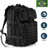 611j0Fplo9L._AC_SL1200_.jpg THURAM Mochila Tática 50L, Sistema MOLLE, Grande Capacidade para Trilhas, Acampamentos, Caça e Aventura - Mochila Resistente para 3 Dias de Emergência e Atividades ao Ar Livre