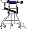 613PriUMoMS._AC_SL1500_.jpg Andadores para idosos Andarilho fácil de operar, andador de rodas, andador dobrável de seis rodas - assistência para mobilidade - andador com rodas - andador - andador azul, auxiliar de mobilidade