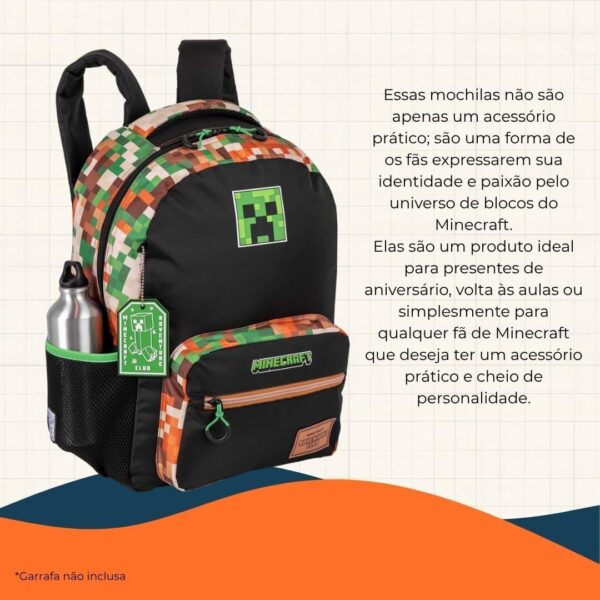 614C9cK3RwL._AC_SL1080_.jpg Mochila Costas Grande MINECRAFT X - OUTDOORS - Sestini