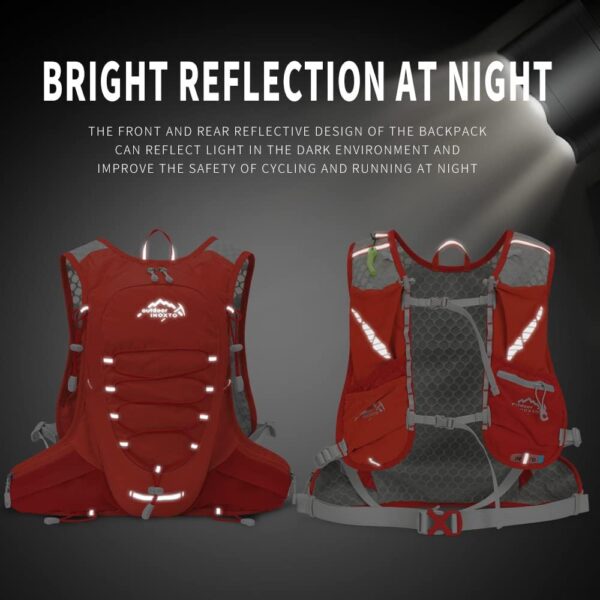 615D6MVtcpL._AC_SL1000_.jpg Colete de hidratação para corrida para homens e mulheres Mochila de água para corrida 3L Pacote de hidratação para corrida de trilha Maratona Caminhada (Vermelho-2L Bexiga de água)