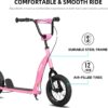 615fyG16jVL._AC_SL1500_.jpg JOYSTAR Patinete para crianças a partir de 5 anos, adolescentes e jovens, scooter infantil leve com guidão ajustável, scooter de 2 rodas para meninos e meninas, rodas infláveis de 30 cm, freios a