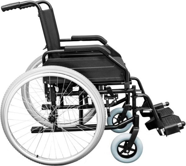 616On3h3viL._AC_SL1500_.jpg Cadeira De Rodas Standard Dobrável 125kg Assento 48cm