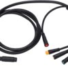 616P1ypA2tL._AC_SL1500_.jpg Fio De Cabo De Extensão à Prova D'água De Linha De Conversão,Cabo De Bicicleta Elétrica De 1 A 5, Conectores De Cabo De Bateria De Lítio De Borracha Plástica Controlador De Freio De Lâmpada Acelerado