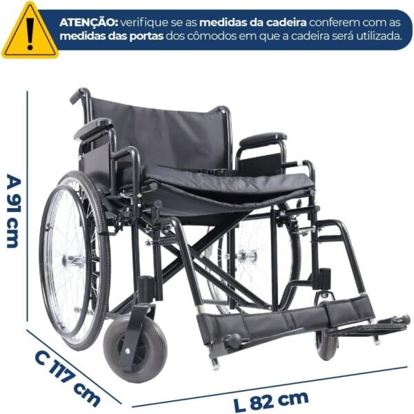 616rUDFcUjL._AC_SL1081_.jpg Cadeira de Rodas Para Obeso 180 Kg D500 Dellamed