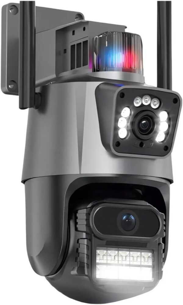 JL PROTEC Câmera de Segurança,Wifi 1080p 360° Full Hd Prova D'áGua Infravermelho Ip Wifi Ipsky2 Lente Dupla 6mp