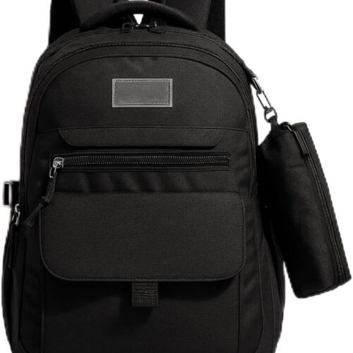 6182B0PQr6L._AC_SL1200_.jpg Mochila Versátil Unissex Grande - Escolar, Trabalho e Dia a Dia - Design Moderno, Material Impermeável, Resistente e Durável para Notebook