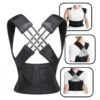 618Cy2HZuUL._SL1080_.jpg Colete Corretor de Postura Ortopédico Ajustável Postufit – Cinta Lombar e Cervical para Coluna, Alívio de Dores nas Costas, Melhora a Postura e o Sono, Produto - Velcro/unisex (Extra GG)