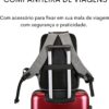 Mochila Executiva Impermeável Usb Senha Resistente Compacta (Cinza)