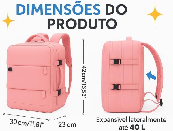 618KoEYfsoL._AC_SL1024_.jpg Mochila de viagem grande para mulheres e homens, mochila de mão, mochila de caminhada, Compartimento para Notebook, Sapatos e Entrada USB, para viagens, Cinza, 25L, Mochilas de viagem