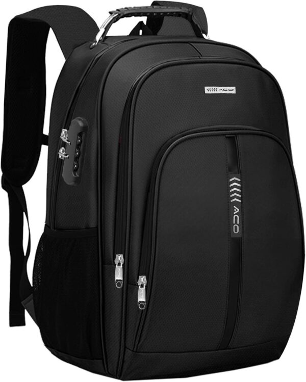 618NHTZbEbL._AC_SL1500_.jpg Mochila Masculina Feminina Notebook Anti Furto Reforçada Semi Impermeável Escolar Faculdade Trabalho Viagem Resistente Executiva Cabo De Aço Saída Usb SAÍDA Fone DE OUVIDO