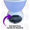 619MdSORodL._AC_SL1500_.jpg Gostey Camera De Segurança Lampada Wifi Giratoria 360 com Aplicativo e Sensor de Movimento