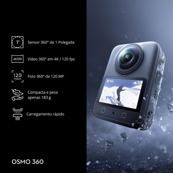 Câmera DJI Osmo 360 Standard Combo BR - DJI214