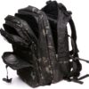 THURAM Mochila Tática 50L, Sistema MOLLE, Grande Capacidade para Trilhas, Acampamentos, Caça e Aventura - Mochila Resistente para 3 Dias de Emergência e Atividades ao Ar Livre