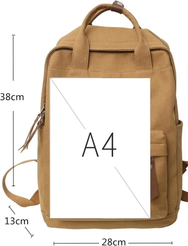 Mochilas Feminina Estilo Casual Leve Lona Escolar Bolsa Faculdade Viagem Moda Simple