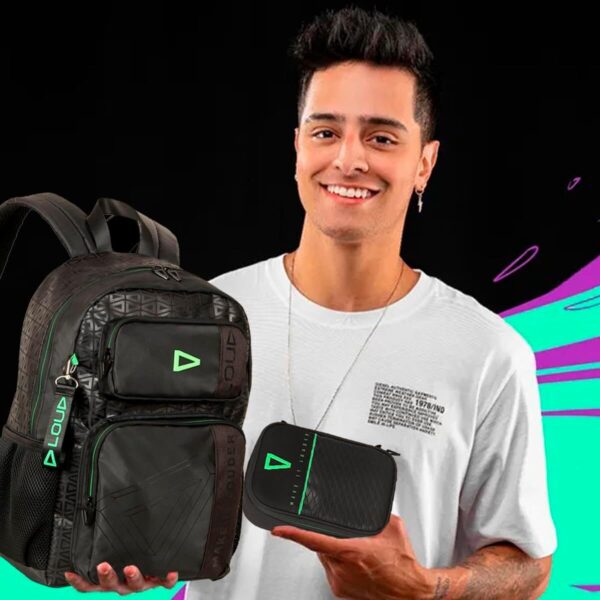 Kit Mochila Notebook LOUD Costa Estojo Box Gamer Masculino