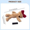 61Bp0chfnmL._AC_SL1500_.jpg Capacete de Urso Decorativo com Laço de Urso para Skate, Bicicleta E Acessórios de Cabeça - Ideal para Presentear em Eventos Ao Ar Livre