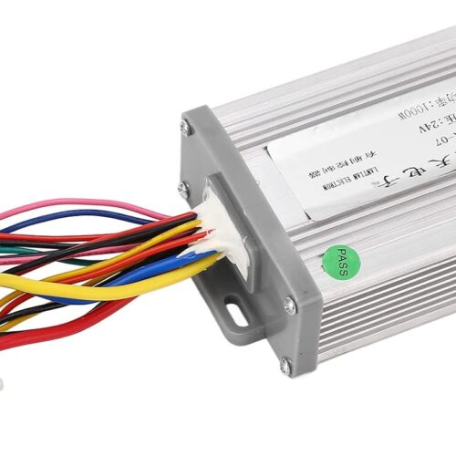 61Bzq-o30L._AC_SL1500_.jpg Generic Controlador de Bicicleta Elétrica Confiável, 1000w, para Substituição de Conversão de Motor de Escova, Liga de Alumínio 24v para Bicicletas Elétricas, Triciclos