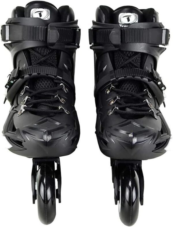 61CNzuUpscL._AC_SL1000_.jpg Patins Traxart Dynamix Preto Profissional Abec 7 80mm Urban
