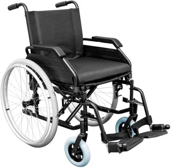 61DhCdalG-L._AC_SL1000_.jpg Cadeira De Rodas Standard Dobrável 125kg Assento 48cm