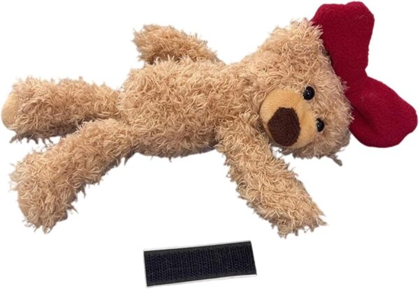 61Dy9GX8EfL._AC_SL1500_.jpg Capacete de Urso Decorativo com Laço de Urso para Skate, Bicicleta E Acessórios de Cabeça - Ideal para Presentear em Eventos Ao Ar Livre