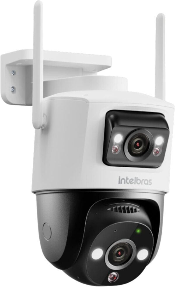 Câmera Externa Wi-Fi 3MP 360° Full Color iM9+ Com SD 64gb